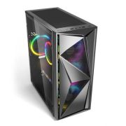 狄派 新九代酷睿i5-9400F六核/8G独显/吃鸡台式机电脑主机/电竞高配组装电脑游戏整机全套 电脑主机+显示器 套餐二（四核+240G固态+4G独显）