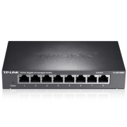 TP-LINK 8口千兆交换机 企业级交换器 监控网络网线分线器 分流器 金属机身 TL-SG1008D      ￥129.00
